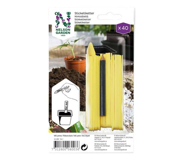 Odlingsstickor med penna 40 st