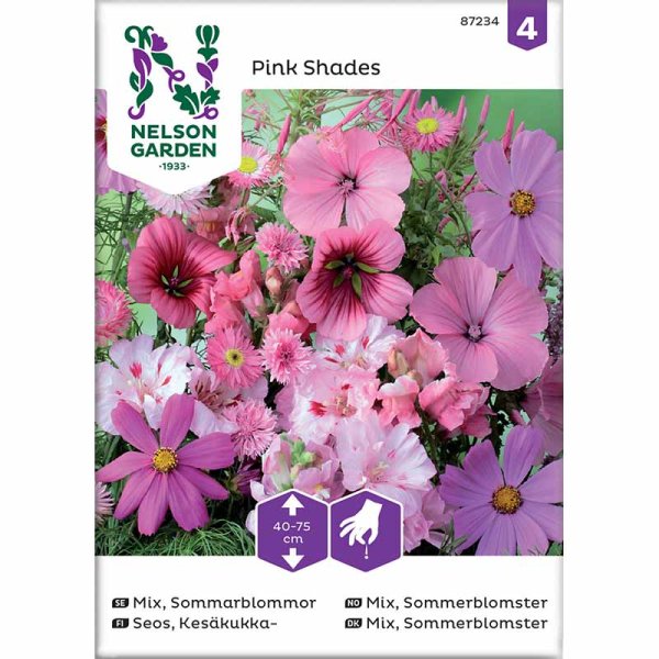 Sommarblommor 'Pink Shades'