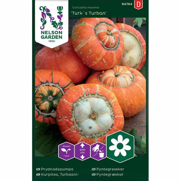 Prydnadspumpa 'Turk's Turban'