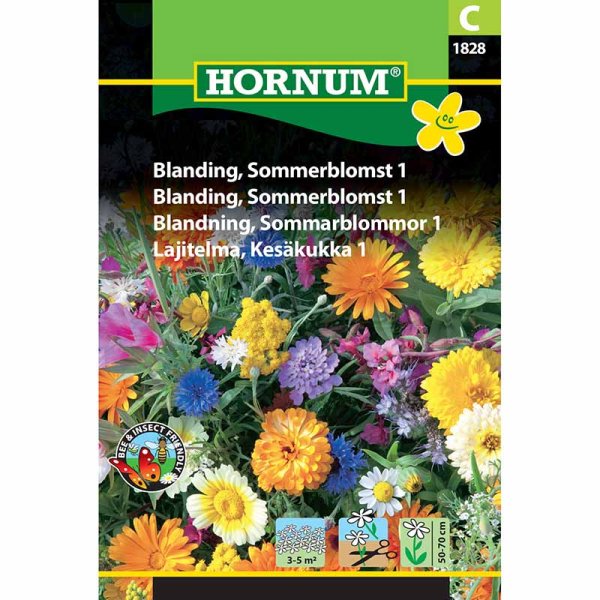 Blomsterblandning sommarblommor