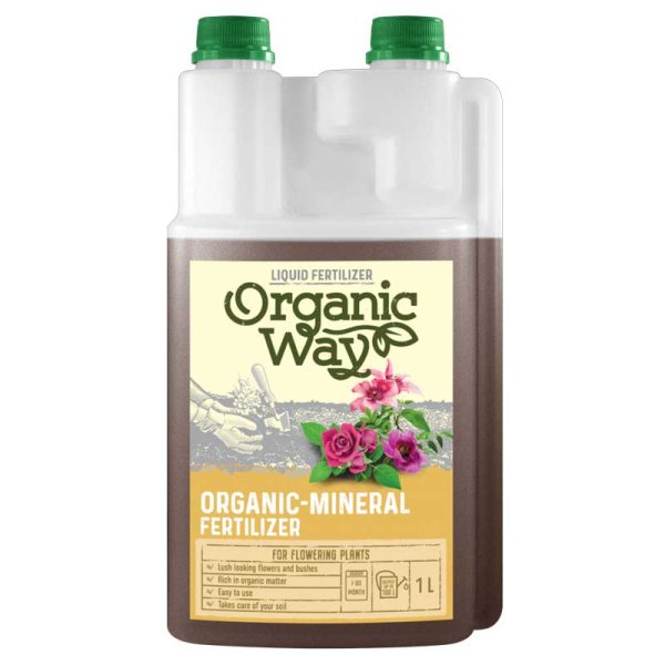 Flytande organisk mineralgödsel för blommande växter