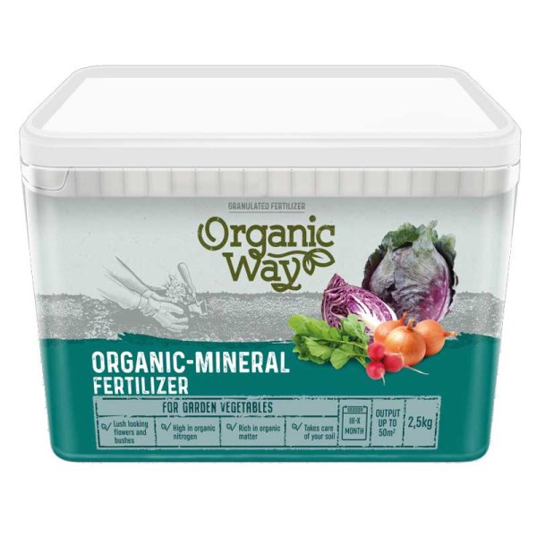 Organiskt mineralgödsel för trädgårdsgrönsaker 2,5kg