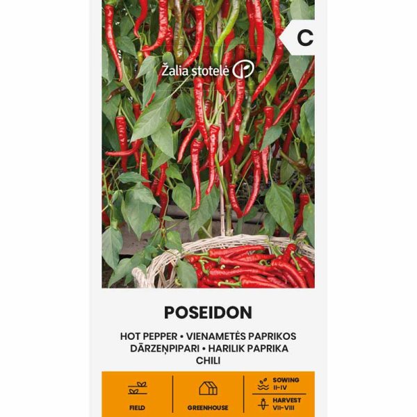 Chilipeppar 'Poseidon'