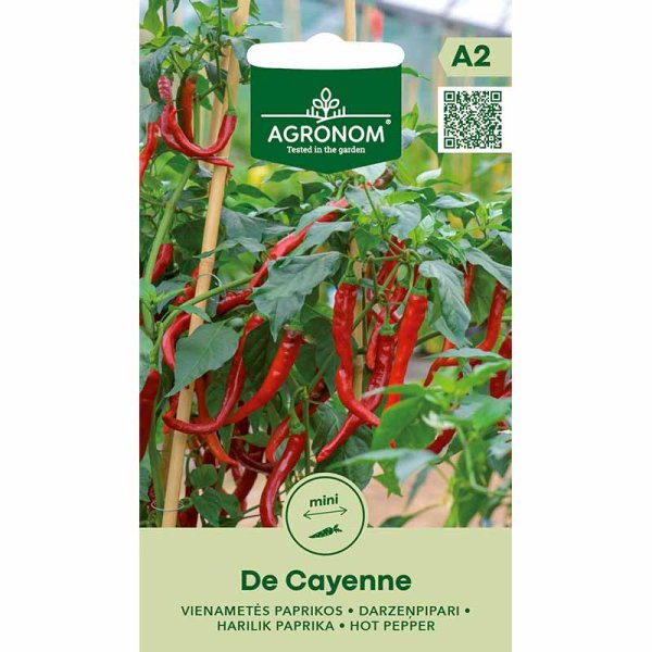 Chilipeppar 'Hot de cayenne'