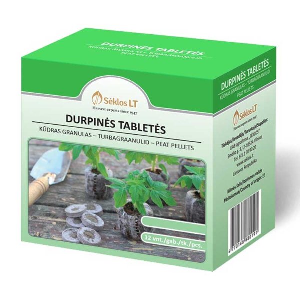 Torvbriketter 44 MM 12PCS