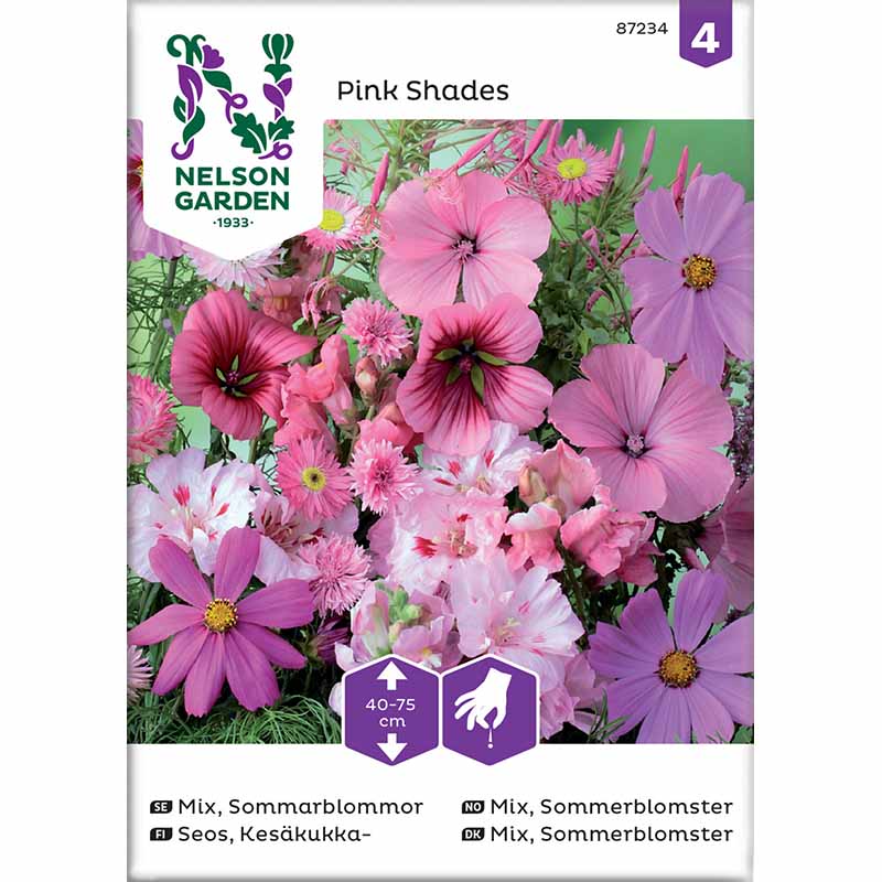 Sommarblommor 'Pink Shades'