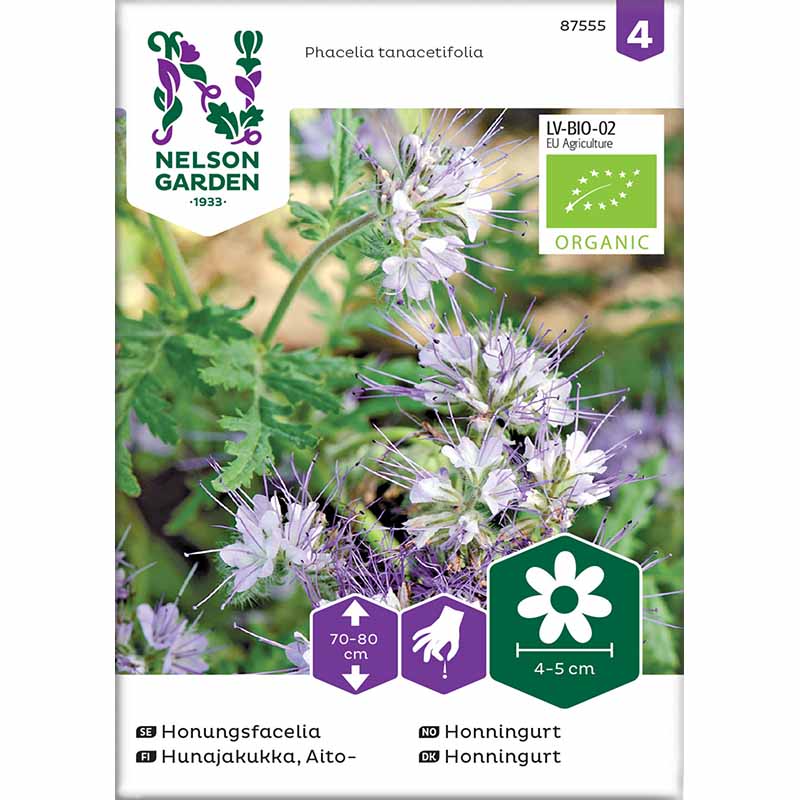 Honungsfacelia blå Organic