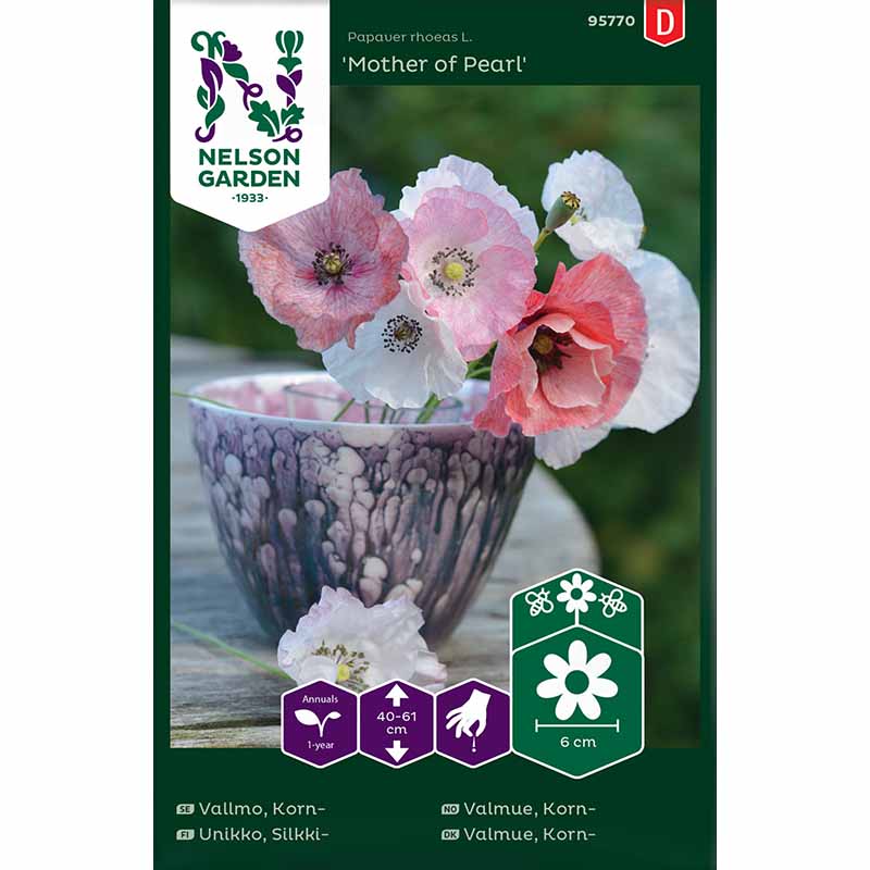 Kornvallmo 'Mother of Pearl'