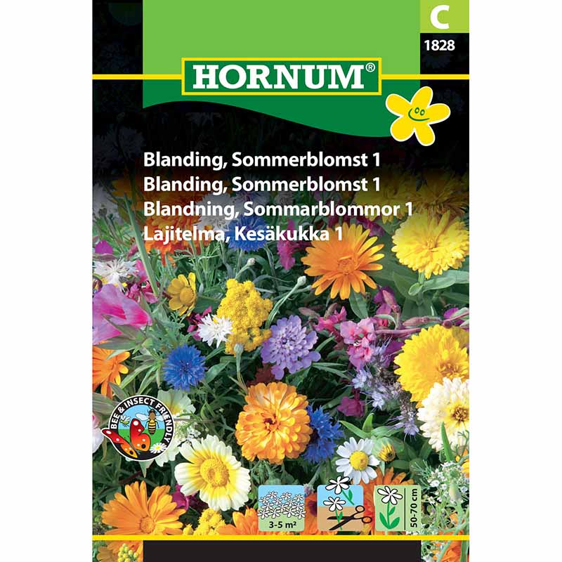 Blomsterblandning sommarblommor
