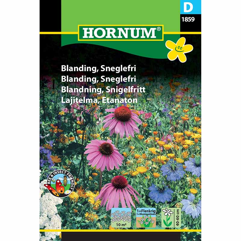 Blomsterblandning Snigelfritt