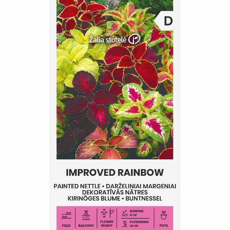 Palettblad 'Improved rainbow'