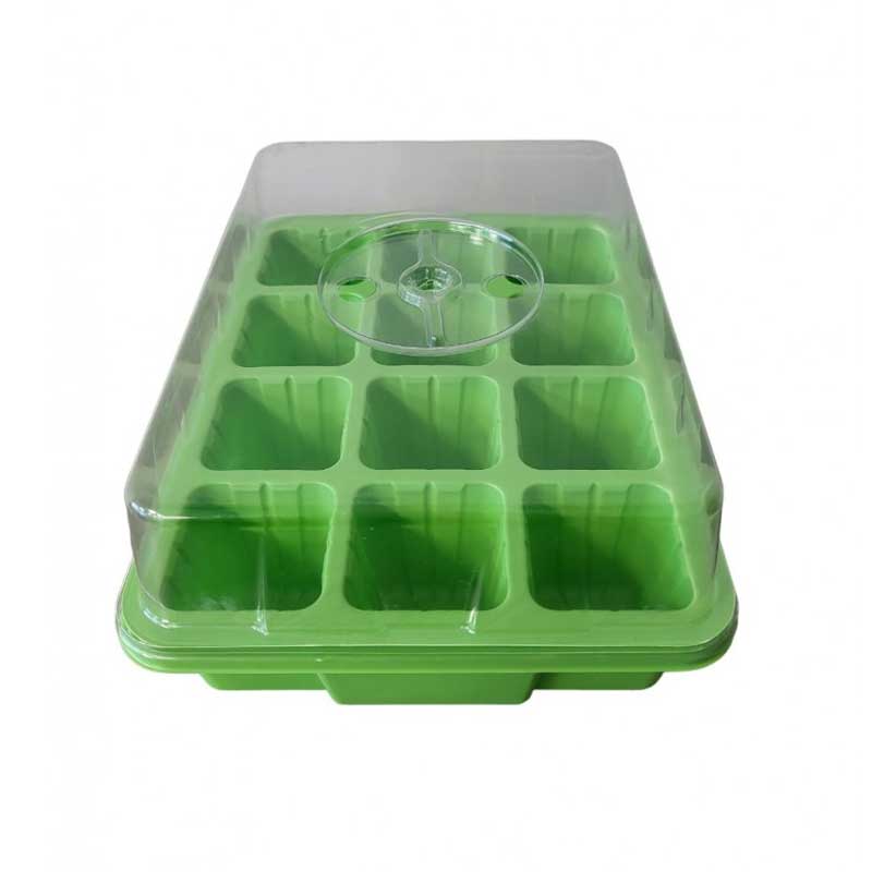 Miniväxthus 12 krukor 3-pack