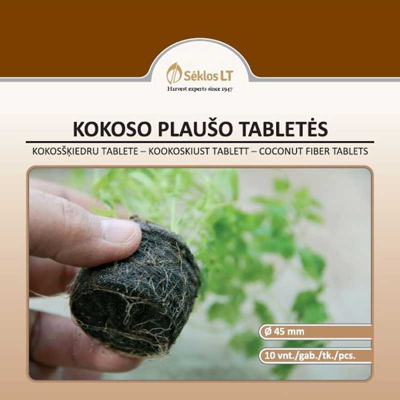 Kokosbriketter 45 MM 10PCS